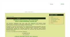Desktop Screenshot of internet.nasze.pl